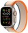 Часы Apple Watch Ultra 2 GPS + Cellular, 49 мм ремешок Trail (оранжевый/бежевый), размер M/L