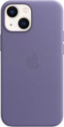 Чехол кожаный для iPhone 13 Apple MagSafe (сиреневая глициния)