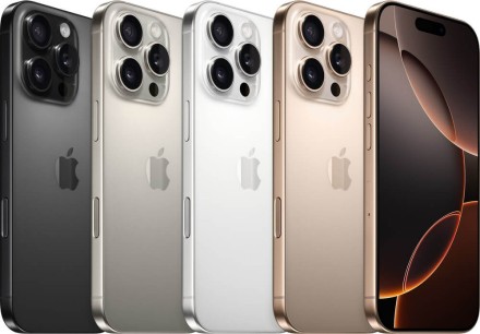 Смартфон Apple iPhone 16 Pro 512GB титановый чёрный