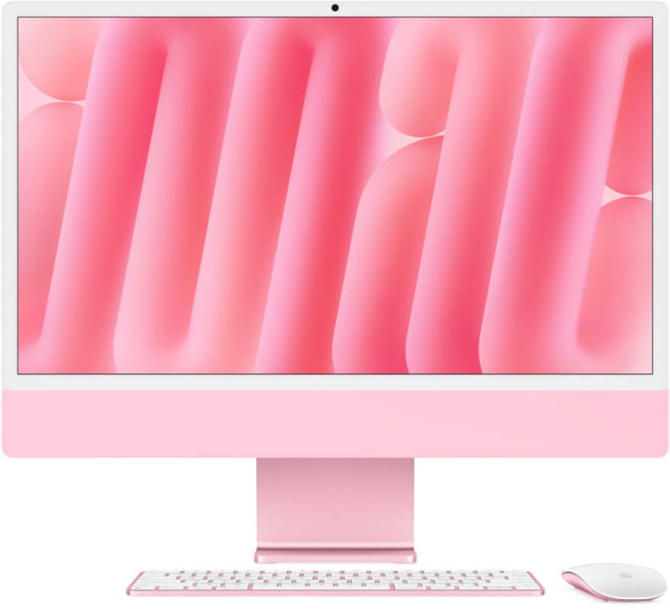 Моноблок Apple iMac 24" Retina 4,5K (M4 10C CPU, 10C GPU) 16/256GB SSD, розовый