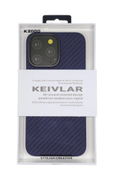 Чехол для iPhone 14 Pro Max KZDOO Keivlar пластик (фиолетовый)