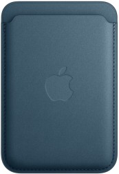 Чехол-бумажник для iPhone 15 Apple FineWoven MagSafe (тихоокеанский синий)