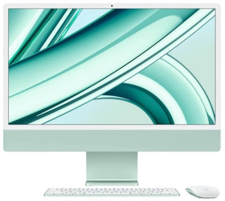 Моноблок Apple iMac 24" Retina 4,5K (M3 8C CPU, 10C GPU) 24/1TB SSD зеленый