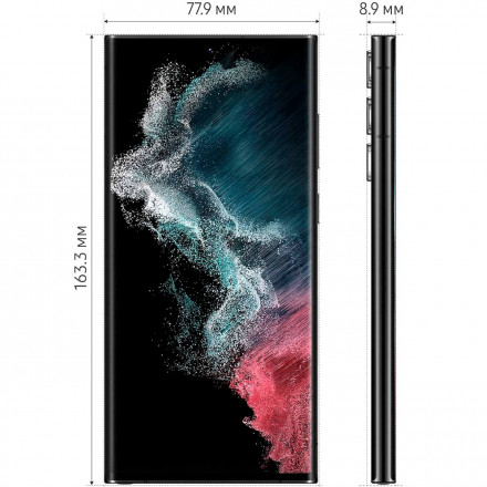 Смартфон Samsung Galaxy S22 Ultra 8/128GB черный фантом