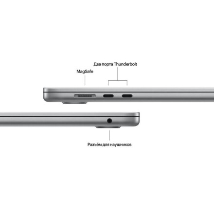 Ноутбук Apple MacBook Air 13&quot; M3 8c CPU, 10c GPU 16/512GB Space Gray (2024)