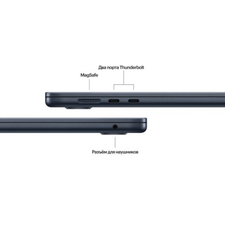 Ноутбук Apple MacBook Air 13" M3 8c CPU, 10c GPU 16/256GB Midnight (2024)